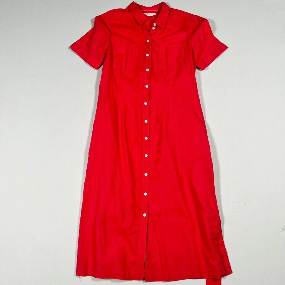 Boden Red Midi Dress